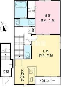 YOUR　MAISON茜部中島の間取り