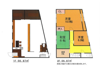 【間取り】 | 清荒神１丁目上田店舗