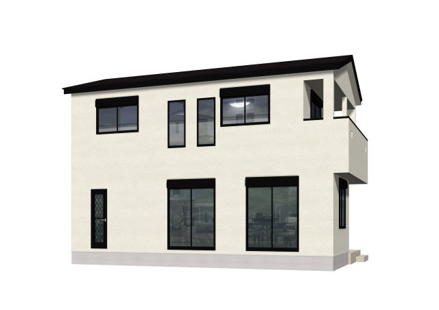 明和2丁目　Spacio　A棟の外観|外観予想図。