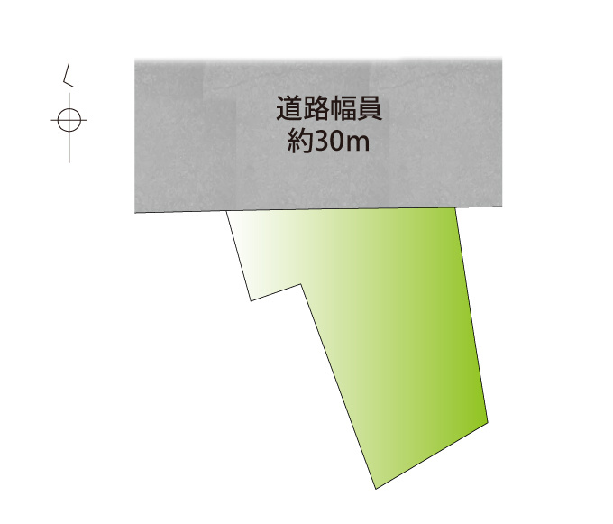 ライフフィールド西浜3丁目1区画の区画図