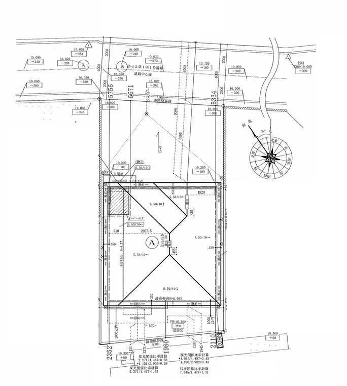 高座郡寒川町小動　新築戸建　A号棟の区画図|A号棟◇