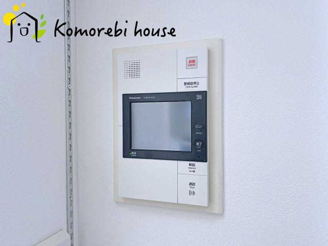 北鴻巣パーク・ホームズの防犯設備|モニター付インターフォンです