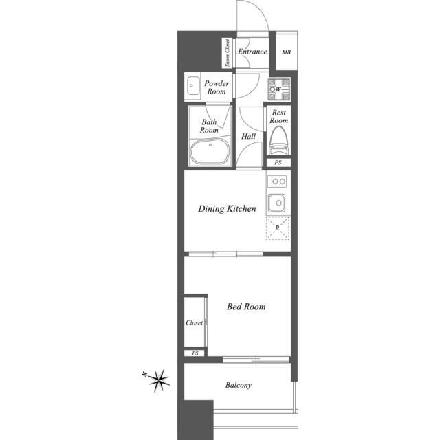 ＴＨＥ　ＧＡＴＥＨＯＵＳＥ雑司が谷の間取り|☆このお部屋は仲介手数料0円です☆