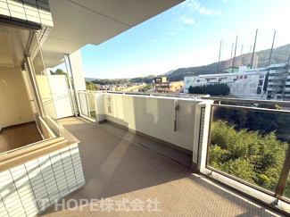 【バルコニー】 | 移瀬ガーデンハイツ | 陽当たり良好な南向きバルコニーです♪ぜひ現地でご確認ください！！