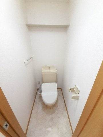 グランドハイツ深川のトイレ|落ち着いた色調のトイレです