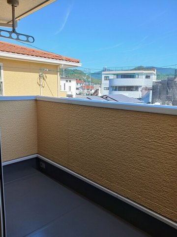 サニーユニゾン　Ａ棟のバルコニー|開放的で明るい空間を演出してくれるバルコニーです