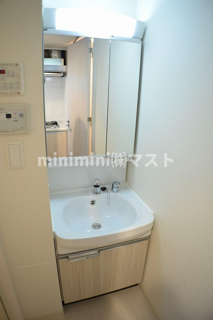 プレサンス江戸堀の洗面所