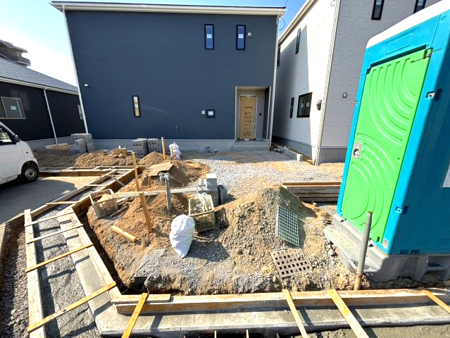 クレイドルガーデン空港通第1-4号棟　空港通3丁目の新築戸建(全5棟)の前面道路含む現地写真|前面道路含む現地写真です