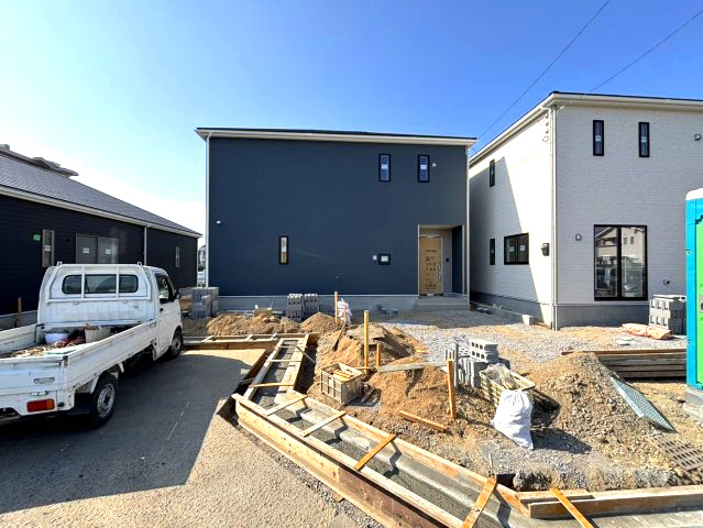 クレイドルガーデン空港通第1-4号棟　空港通3丁目の新築戸建(全5棟)の前面道路含む現地写真|前面道路含む現地写真です