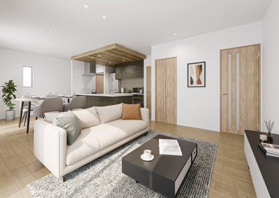 【居間・リビング】 | 三重郡川越町大字南福崎《2号棟》