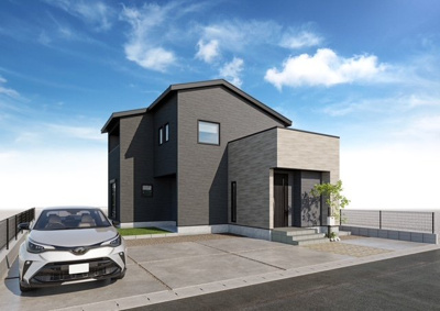 【外観パース】 | 三重郡川越町大字南福崎《3号棟》 | 外観パース