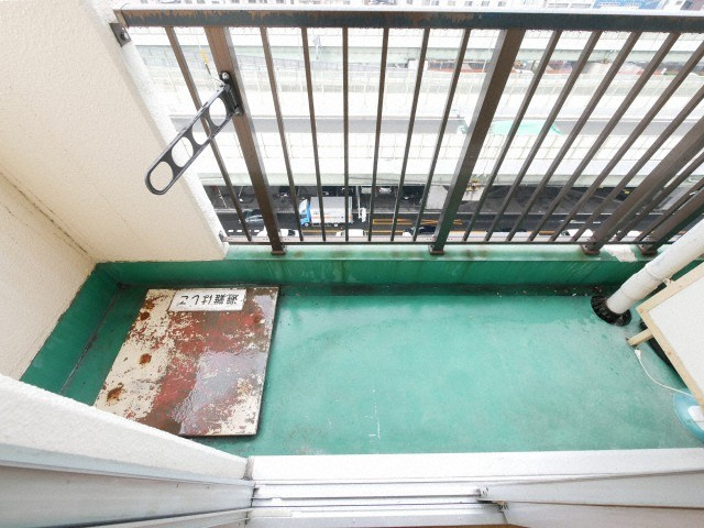 プラス九条のバルコニー