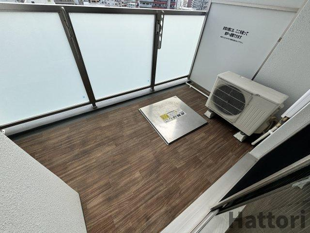 スペーシア江坂広芝町のバルコニー