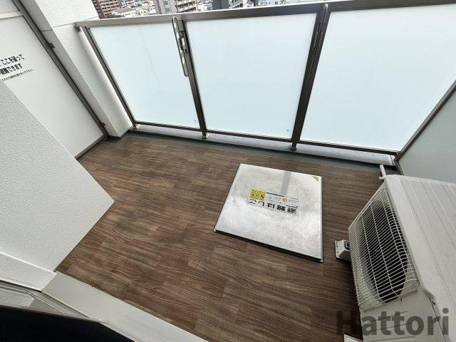 スペーシア江坂広芝町のバルコニー