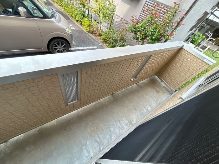 ガーデンコート21のバルコニー