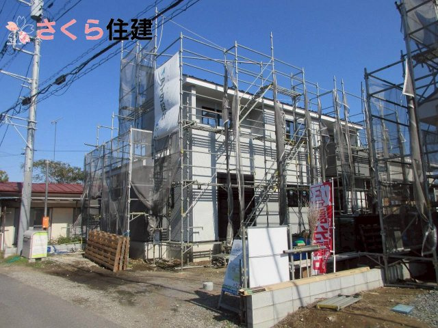 いろどりアイタウン宇都宮市細谷町　1号棟の外観|駐車場は最大3台駐車可能◎