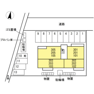 【区画図】 | プレンティー新徳田