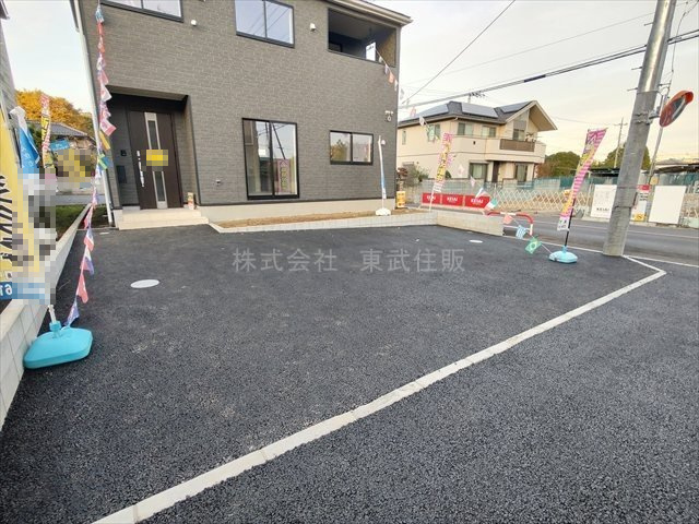 【駐車場】 | 狭山市柏原第１３　全３棟　1号棟 | カースペース2台可能です