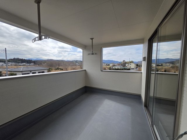 寄居町赤浜第６　のバルコニー|２号棟現地バルコニー（2026年02月17日）撮影