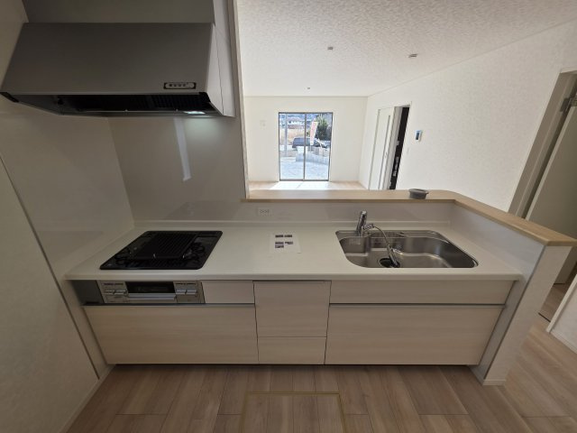 寄居町赤浜第６　のキッチン|２号棟現地キッチン（2026年02月17日）撮影