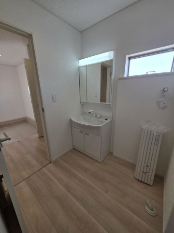 寄居町赤浜第６　の独立洗面台|２号棟現地洗面所（2026年02月17日）撮影