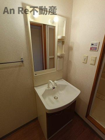 川口市大字西立野の賃貸マンションの洗面所