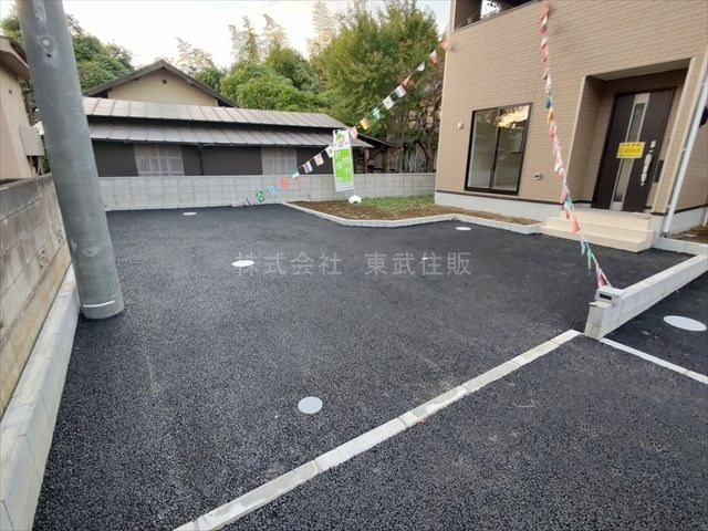 【駐車場】 | 狭山市柏原第１３　全３棟　3号棟 | カースペース2台可能です