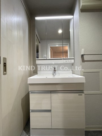 レジディア西天満の洗面所