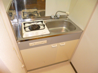 【キッチン】 | パレ淡路 | ガスコンロのキッチンです
