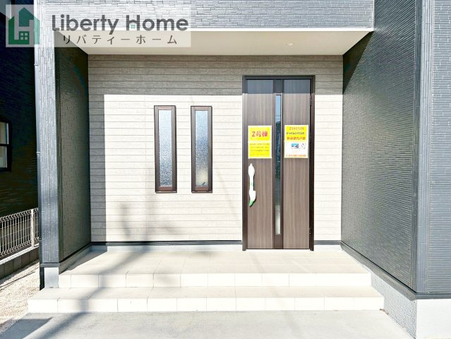 大洗町五反田3期　新築戸建　2号棟のエントランス