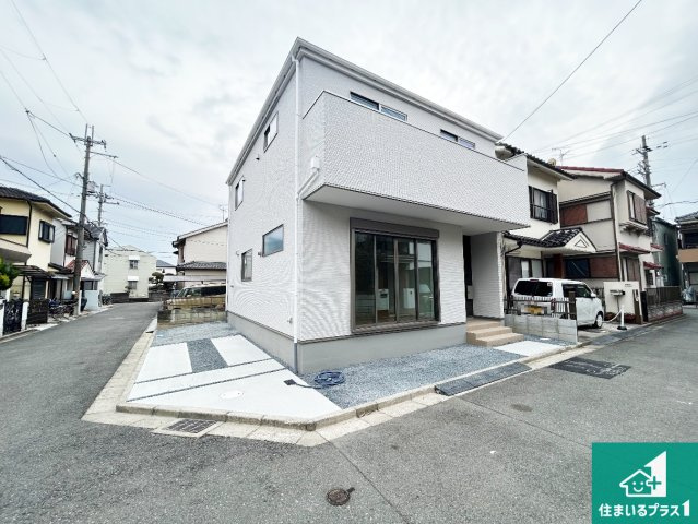 藤井寺市小山　第1期　新築一戸建ての外観|お客様に長く安心して住んでいだだける事にこだわった家づくり！住んでからのアフターサービスにもしっかりと取り組んでいます！