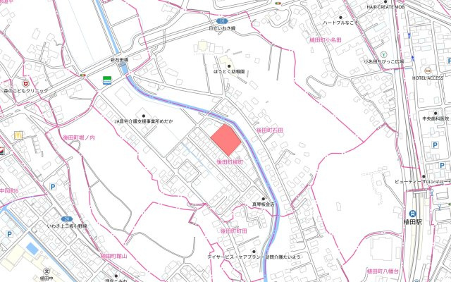 スマートタウン後田の地図