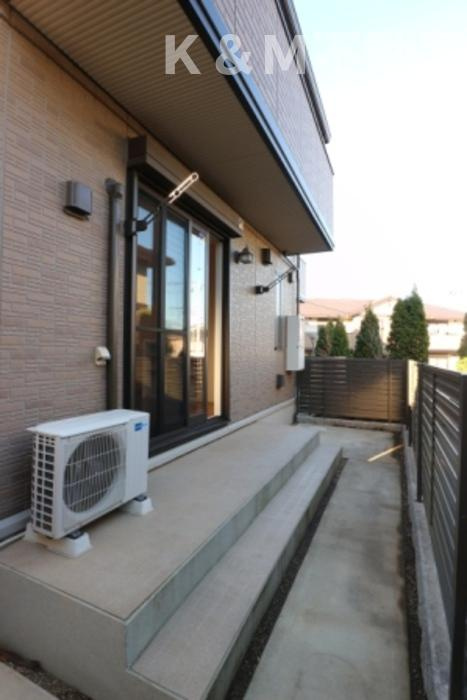 エクセレントヒルⅡ棟のバルコニー|広々としたバルコニーです