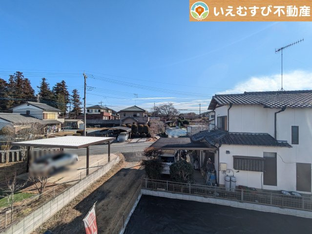 Zut PLUS　比企郡嵐山町15期の展望|高い建物が無く開放感のある展望
バルコニーからの展望も開けていて閑静な住宅地が望めます。日当りも良いですね♪