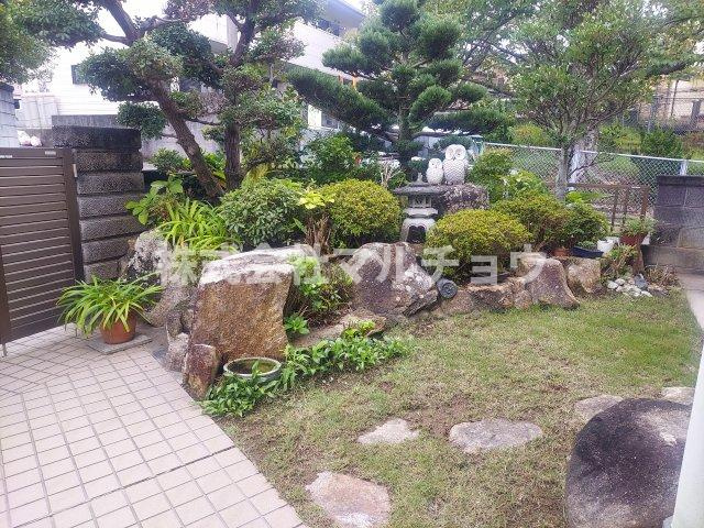 明洋戸建ての庭|お庭で自由な時間を過ごせます