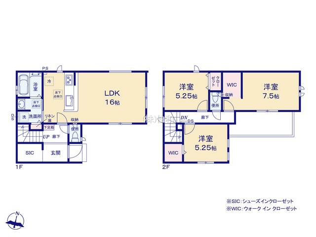 【新築分譲住宅】富士見市水谷東14期　の前面道路含む現地写真