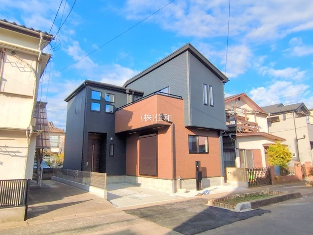 【新築分譲住宅】富士見市水谷東14期　の前面道路含む現地写真