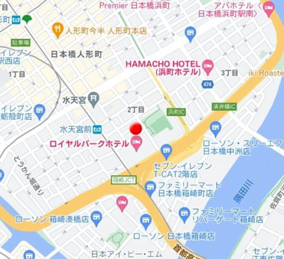 【地図】 | パークハビオ水天宮前