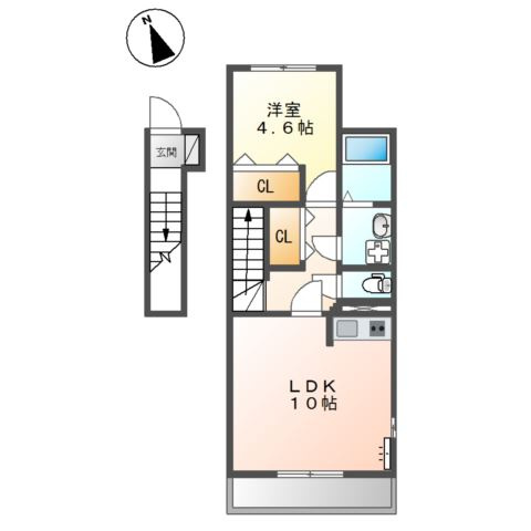 加古郡稲美町国岡２丁目のアパート