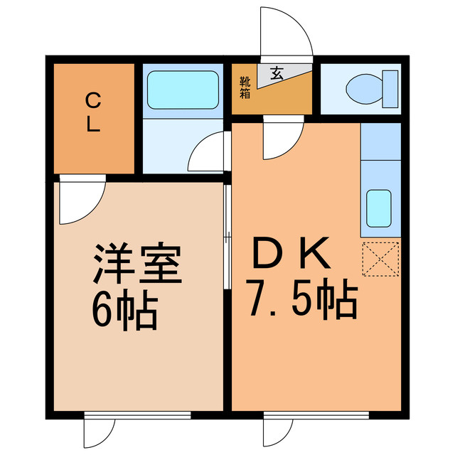 イトーコーポＣの間取り
