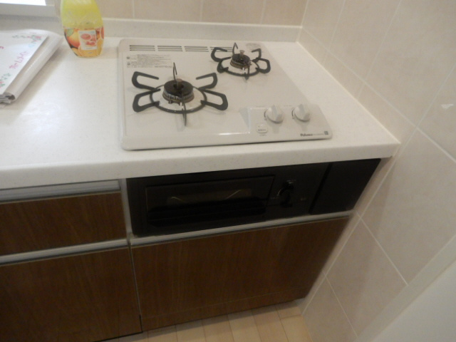 明石市魚住町清水のアパートのキッチン