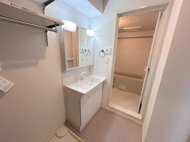 スモールウッズタウン　レクスⅡの洗面所|使いやすい洗面所です