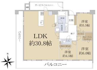 【間取り】 | エスリード茨木川端通り