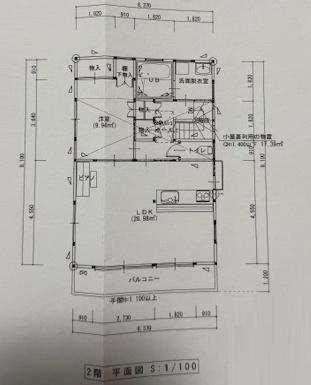 高知市小津町　貸家の間取り|2階