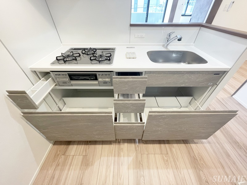 S-RESIDENCE王子enableの収納|キッチン収納です