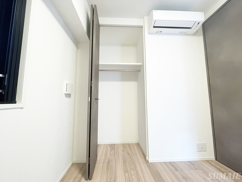 S-RESIDENCE王子enableの収納|寝室収納です