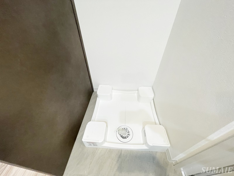 S-RESIDENCE王子enableの収納|洗濯機置き場です