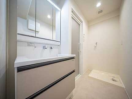 五日市ヒューマンズの独立洗面台