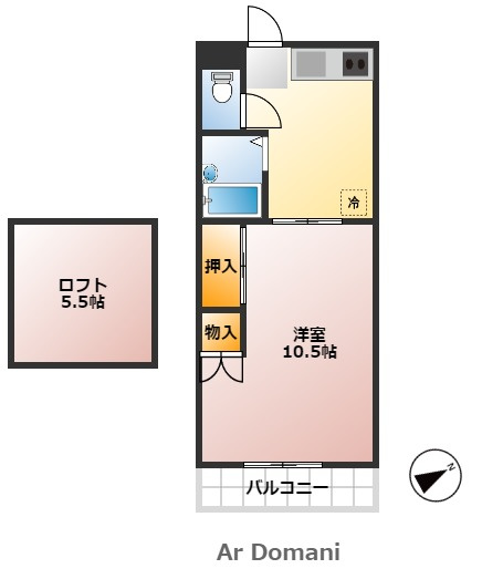 【間取り】 | ジュネパレス110