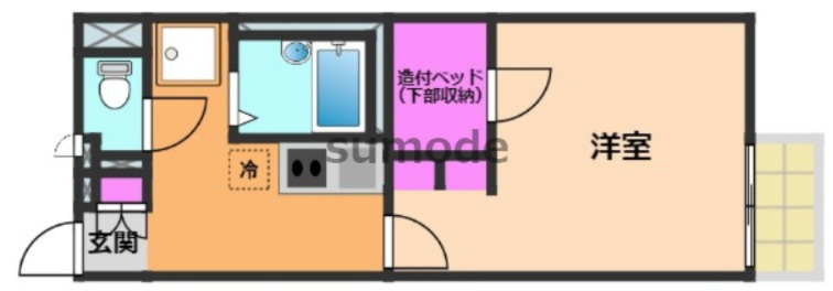 レオネクストオワゾーの間取り